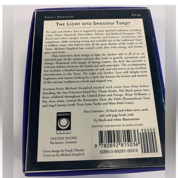 The Light and Shadow Tarot Cards - Picture 11 of 11